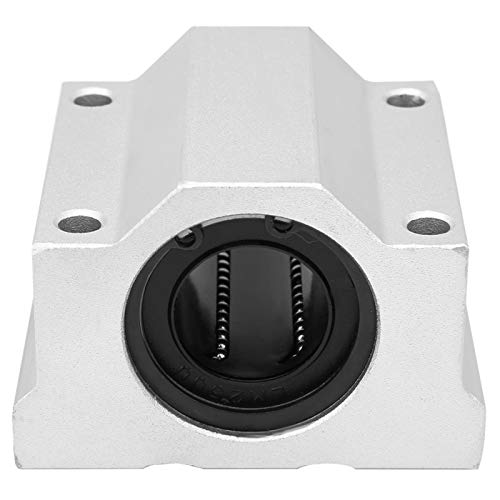 SC25UU 25mm Linear Bearing Slide Block, Linear Motion Ball Bearing Pillow Block, Aluminum Linear Motion Ball Bearing Slide Block CNC Linear Unit for Construction Machinery, Device