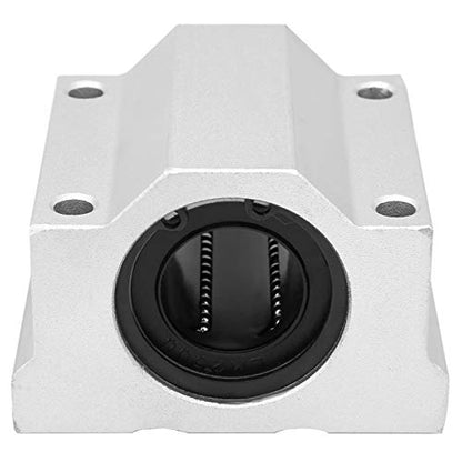 SC25UU 25mm Linear Bearing Slide Block, Linear Motion Ball Bearing Pillow Block, Aluminum Linear Motion Ball Bearing Slide Block CNC Linear Unit for Construction Machinery, Device
