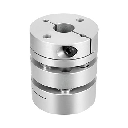 uxcell 15mmx15mm Clamp Tight Motor Shaft 2 Diaphragm Coupling Coupler - size: 15-15mm