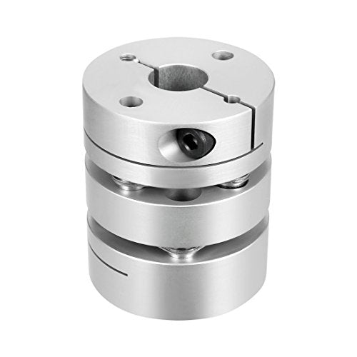 uxcell 15mmx15mm Clamp Tight Motor Shaft 2 Diaphragm Coupling Coupler - size: 15-15mm