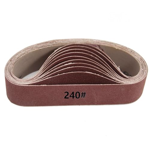Sanding Belts, Abrasive Sanding Belts, Belt Sander Sandpaper, Aluminum Oxide Sanding Belts (240 Grit, 1.2 x 13 Inch) - style: 240 Grit