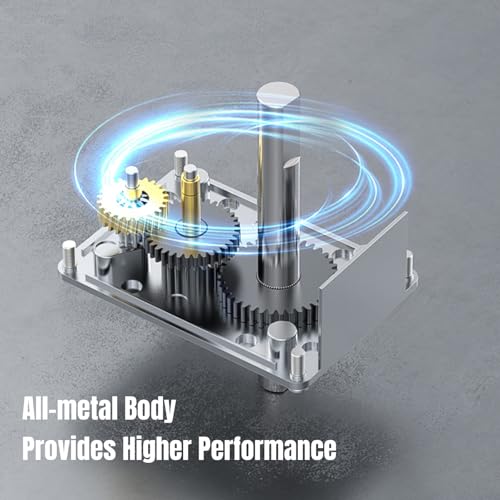 24V 10RPM Reversible Worm Gear Motor, High Torque Self-Locking Turbine