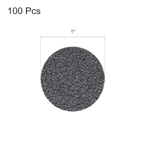 1-Inch Wet or Dry Sandpaper Sanding Paper disc Sanding Discs 60 Grit 100 Pcs - size: 100Pcs 1-inch 60 Grit