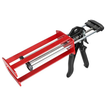 Dual Cartridge Epoxy Gun for 450mL, 600 mL, 650 mL 1:1 & 2:1 Ratio Manual Adhesive Applicator for 2-Part Epoxy, Dual Component Glue, Panel Bonding, Structural Repairs, Fillers, and Plastic Repair