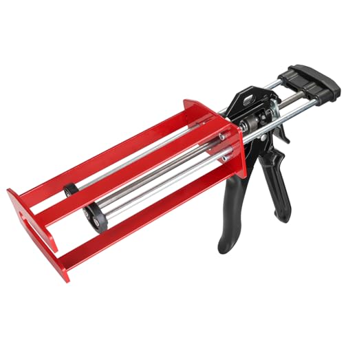 Dual Cartridge Epoxy Gun for 450mL, 600 mL, 650 mL 1:1 & 2:1 Ratio Manual Adhesive Applicator for 2-Part Epoxy, Dual Component Glue, Panel Bonding, Structural Repairs, Fillers, and Plastic Repair