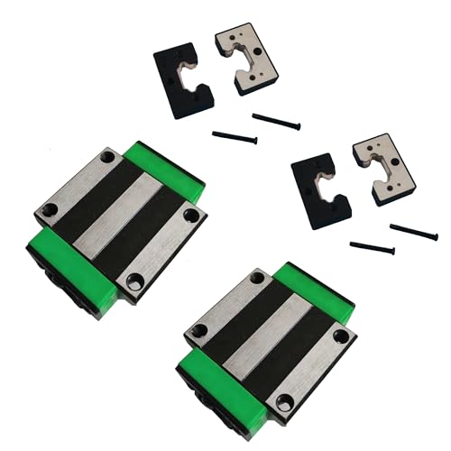 EGW15CA Linear Slider Bearing, 2pcs EGW15CA Flange Bearing Slider Block for CNC Linear Guide and Machines - size: EGW15