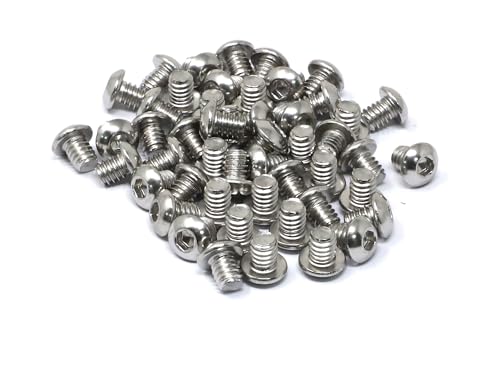 iexcell 50 Pcs 1/4-20 x 5/16" Stainless Steel 304 Hex Socket Button Head Cap Screws Bolts Kit - size: 1/4-20 x 5/16"
