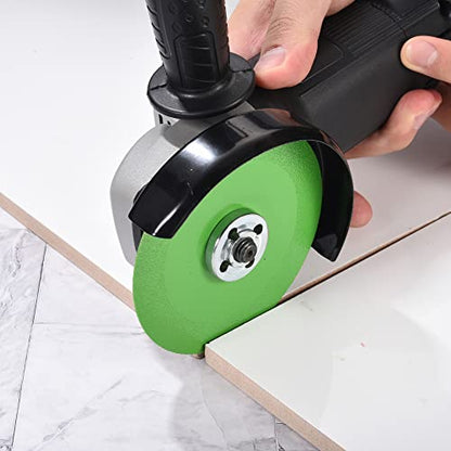 5Packs 4" Glass Cutting Disc 2.2 for Angle Grinder 7/8" (Model 100/115/125) - style: Green 4 Inch, 5Packs