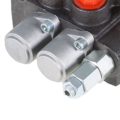 findmall 2 Spool Hydraulic Directional Control Valve 11GPM 3625PSI - size: 11 GPM, style: 2 Spool