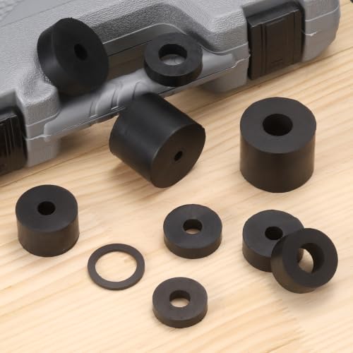 uxcell 24Pcs Rubber Vibration Isolation Washers 38mm OD x 13mm ID x 10mm T - size: 38mm OD x 13mm ID x 10mm Thick