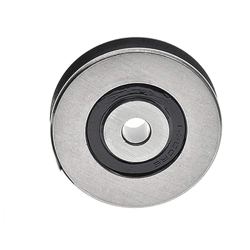 Stainless Steel Deep U-Groove Ball Bearing Pulley, Metal Pulley, Wheel Bearings, Wire Rope Pulley 8mm/0.3" Inner Dia,Outside 50mm Diameter - size: 50MM