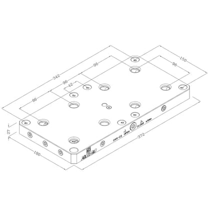 XinDian Quick Zero Point plate Dual Station D96-C2 - style: D96-C2