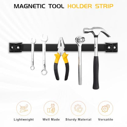 DGSL Heavy Duty Magnetic Tool Holder, 5 Pack 18" Wall Mount Organizer - size: 18 In x 5