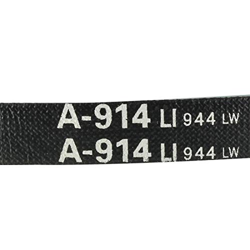 uxcell A914 V-Belts 914mm Inner Girth 13mm Top Width 8mm Thickness A-Section Rubber Drive Transmission Belt - size: 914mm