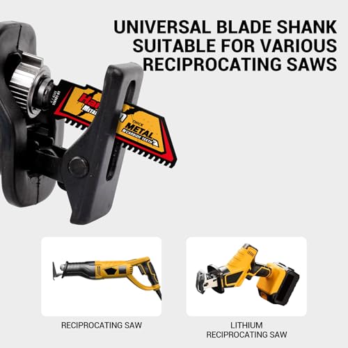 4-Inch Carbide Reciprocating Saw Blades, 8 TPI, 3-Pack - size: 4inch