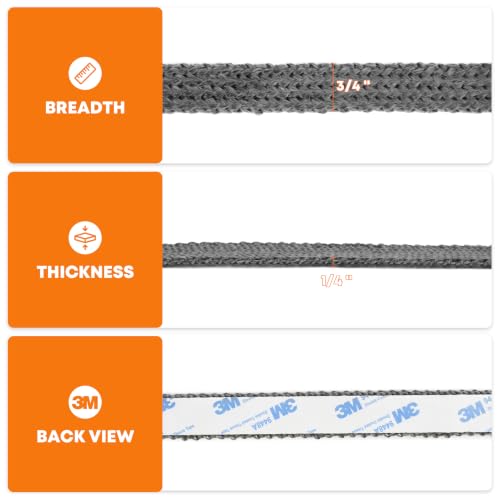 Stanbroil Stove Gasket Tape, 3/4" Width, 1/4" Thick, 72" Length - size: 3/4" Wide - 1/4" Thick