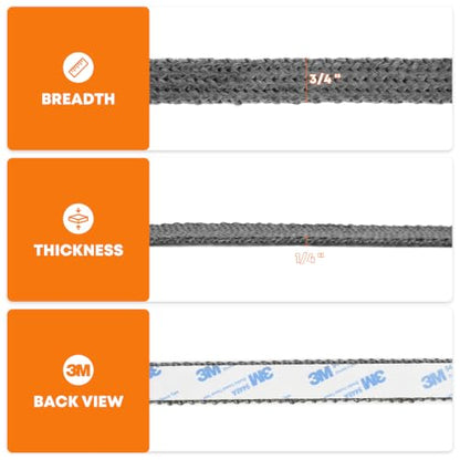 Stanbroil Stove Gasket Tape, 3/4" Width, 1/4" Thick, 72" Length - size: 3/4" Wide - 1/4" Thick