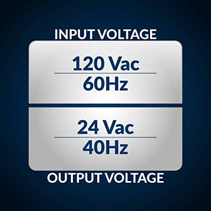 Newhouse Hardware 24V 40VA Door Bell Transformer Compatible with Ring Video Doorbell Pro 40TR, Wired Chimes - style: 24V, 40VA