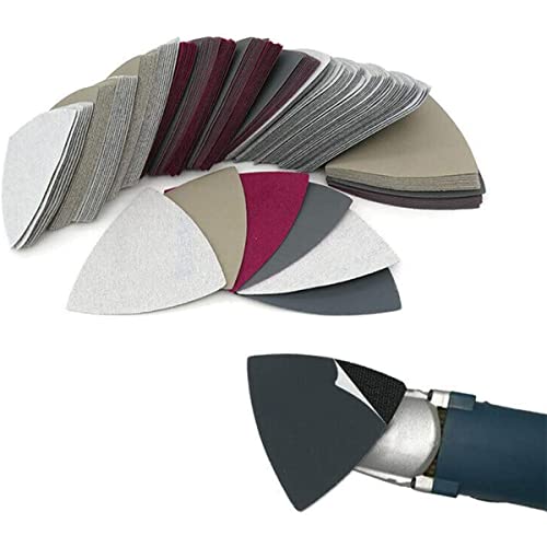 Silicon Carbide Triangular Sandpaper fit 3-1/2" Oscillating Multi-Tool (Dry/Wet) Use 5000 Grit 8pcs - style: 5000 Grit 8pcs