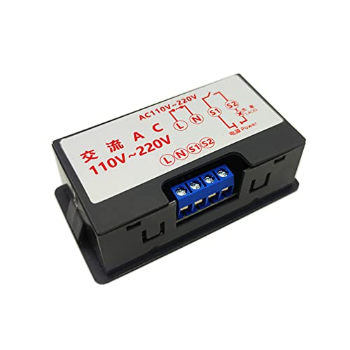 Programmable Cycle Timer Switch Timer Delay Relay LED Digital Display Timing Module (1Piece, AC220V)