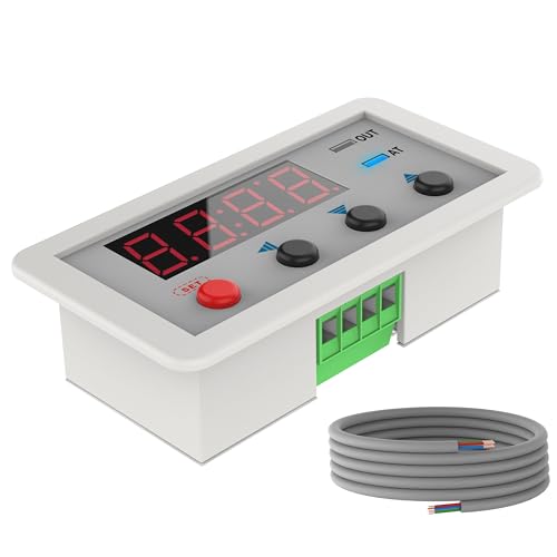 Blütezeit Smart Timer Relay – Programmable DC 5–30V Time Delay Module with LED Display, 0–9999 Cycles for Automatic Sliding & Swing Gate Openers