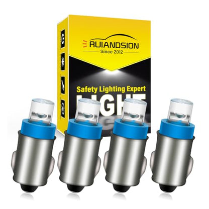 Ruiandsion BA7S 12V Mini LED Bulb for Car Dash Light – Blue - color: Blue