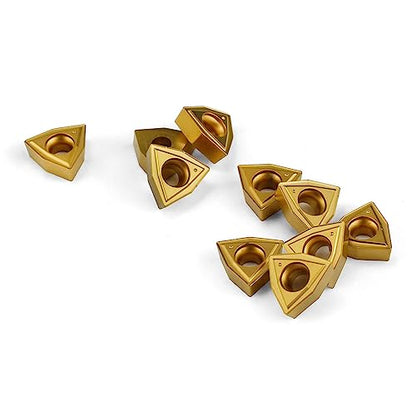 OSCARBIDE Carbide Inserts WCMT050304/WCMT2.52 Turning Inserts 10Pcs