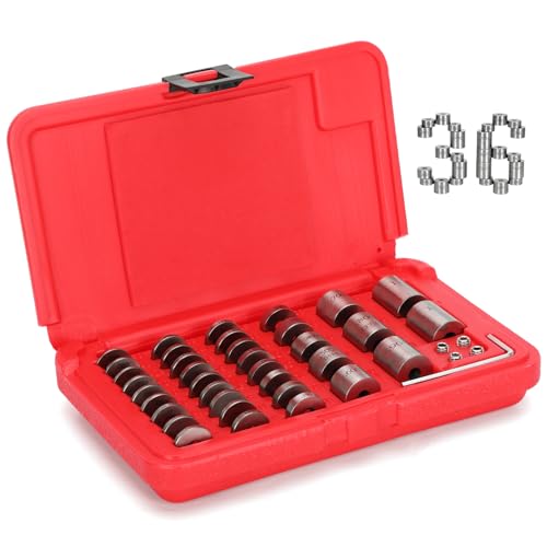 36 Piece Steel Spacer Blocks Set ，Round Gage Space Harden Block