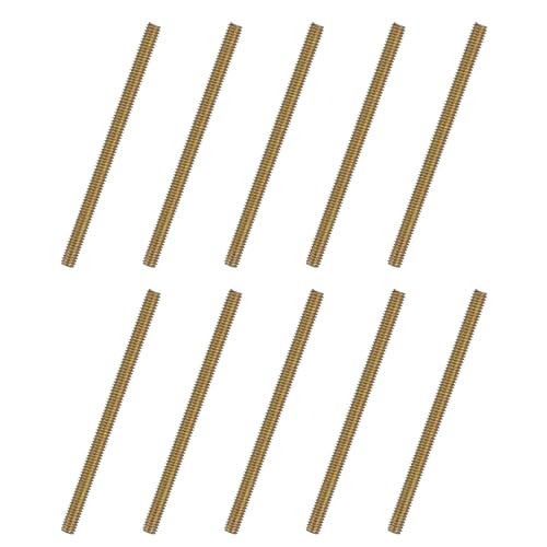 uxcell 12pcs Fully Threaded Rods 5/16x4-1/2 All Thread Studs Long Threaded Screw Carbon Steel for Furniture Garden Railing Mounting Assembly Fastening Frame Connection Colorful Zinc - size: 5/16x4-1/2"