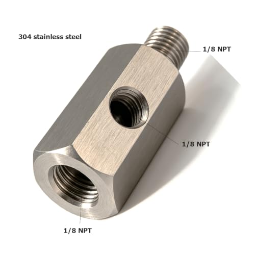1/8 NPT Tee Oil Pressure Sensor Adapter