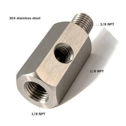 1/8 NPT Tee Oil Pressure Sensor Adapter