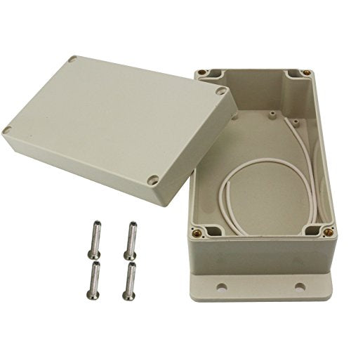 Ogrmar Plastic Dustproof IP65 Junction Box DIY Case Enclosure 6.2x3.5x2.5 - size: 6.2" x 3.5" x 2.5"