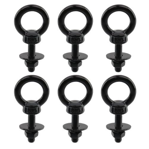 Antrader Lifting Shoulder Eye Bolts,Stainless Steel Eye Bolt,M6 x 25mm - size: M6 x 25mm