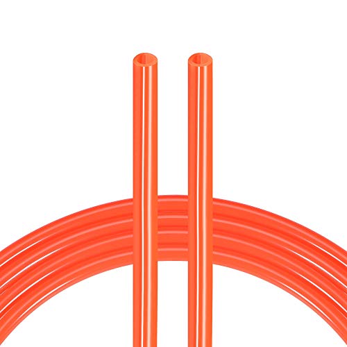 uxcell Pneumatic Tubing, Air Compressor Tube Hose PU Air Line Hose 5mm ID x 8mm OD x 7.7m/25.2Ft Bright Orange - color: Bright Orange, size: 5mmx8mm