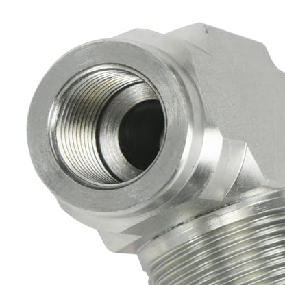 STB-G3/8 3/8" L08 Hydraulic Flow Control Valve Compatible with 1-2 Ton Mini Excavator, Bidirectional Restrictor Valve with Two-Sided Connectors - size: 3 Pcs