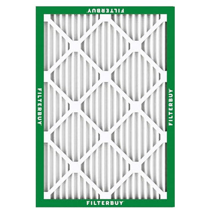 Filterbuy 10x16x1 Air Filter MERV 8 Dust & Allergy Defense (4-Pack) - size: 10x16x1