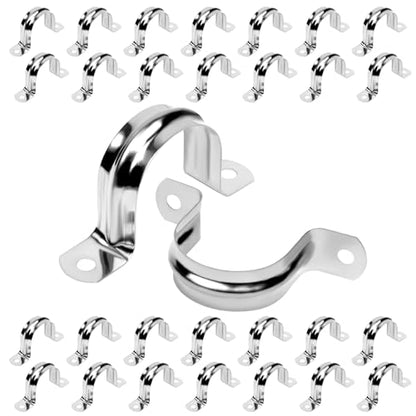 30Pcs 1-9/16 Inch Stainless Steel Conduit Clamps - size: 1-9/16 inch（40 mm）30pcs