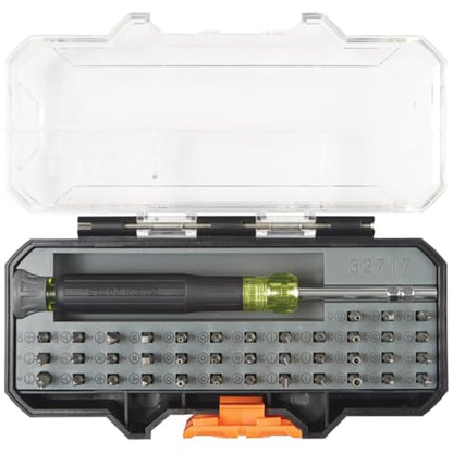 Klein Tools 32717 Precision Screwdriver Set with Case, All-in-One Multi-Function Repair Tool Set, 39 Bits Including Tamperproof Bits for Apple Products - style: 39 Bit Driver Set