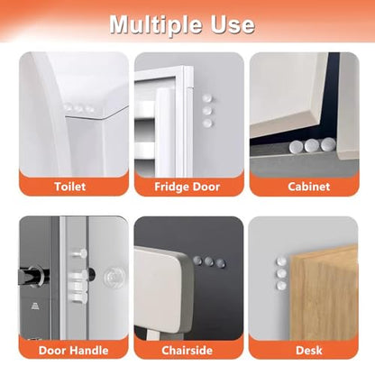 Bovinde Cabinet Door Bumpers Stopper Drawer Furniture Pads, 187PCS, Clear - color: Clear