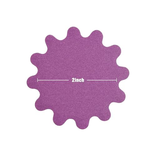 MAXMAN 2"Sanding Discs, 240 Grit Flex Edge Sandpaper, for Drill/Bowl Sander - style: 240 Grit