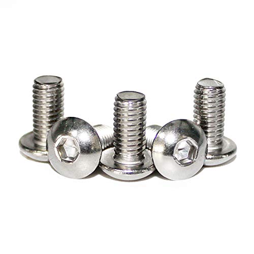 Fullerkreg M6-1.0 x 12 mm Button Head Socket Cap Screws - size: M6 x 12mm