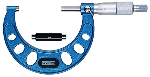 Fowler 52-240-003-1, Outside Inch Micrometer With 2-3" Measuring Range - size: 2-3 inches, style: Ratchet With Standard