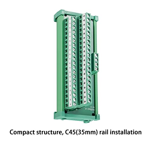 2 in 20 Out 25A DIN Rail Terminal Blocks Distribution Breakout - style: 2 IN 20 OUT