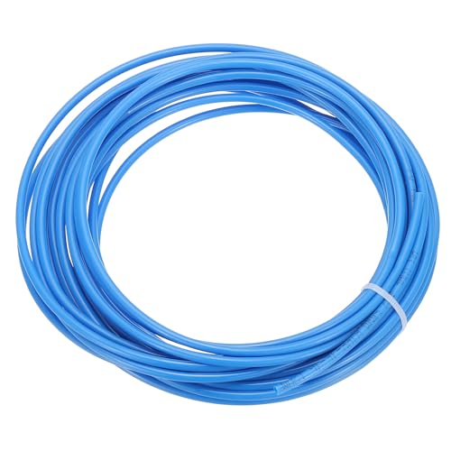Pneumatic Tubing 5/32" OD 33ft, 4mm OD 2.5mm ID PU Air Line Pipe Tube for Air Compressor Fitting or Fluid Transfer, Blue
