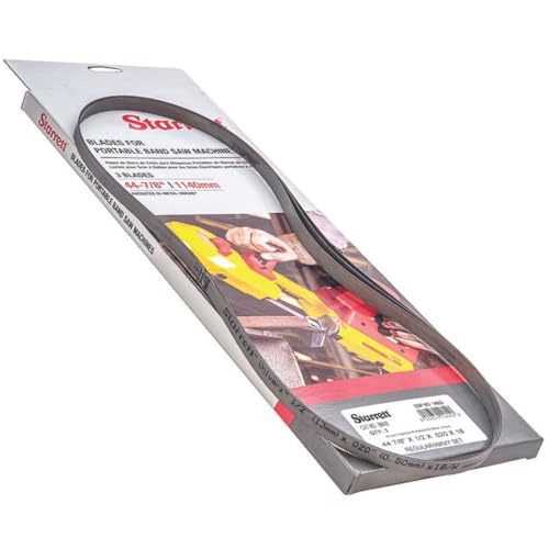 Starrett Univerz Bi-Metal Portaband Saw Blade, 3' 8-7/8" Length, 1/2" Width - style: 18 TPI