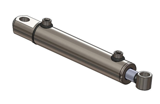 Hydraulics Double Acting Hydraulic Cylinder - Tang Universal Hydraulic Cylinder 1.5" Bore Size (10" Stroke) - size: 10" Stroke