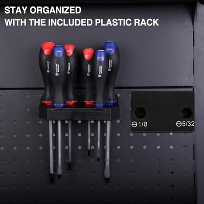 WORKPRO 24PCS Magnetic Screwdriver Set, Go-Thru Screwdriver with Organizer - style: 24-Piece Go-thru Screwdriver Set