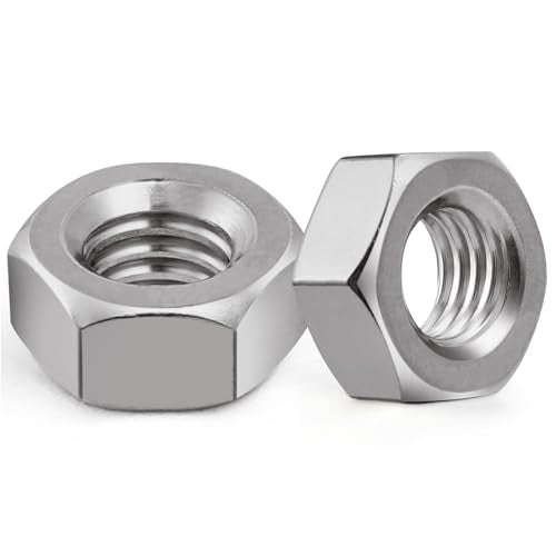 VGBUY 300pcs M3-0.5 Hex Nuts, Tiny Small M3 Nut, 304 Stainless Steel 18-8 External Hex nut M3x0.5, Metric Hex Machine Screw Nuts Hardware Nuts VG01312 - size: M3-0.5(300pcs)