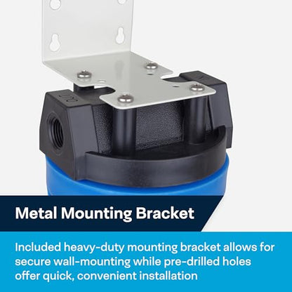 SpiroPure 20x2.5 Water Filter Housing Slim, 20 inch Standard, 1/2" NPT - size: 20" x 2.5", 1/2" NPT