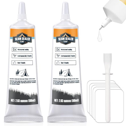 120ml Tent Seam Sealer, Repair Damaged/Seam Sealer Tent Fabric, Restore the Waterproof Barrier, for Camping/Hiking/Outdoor Gear - Clear